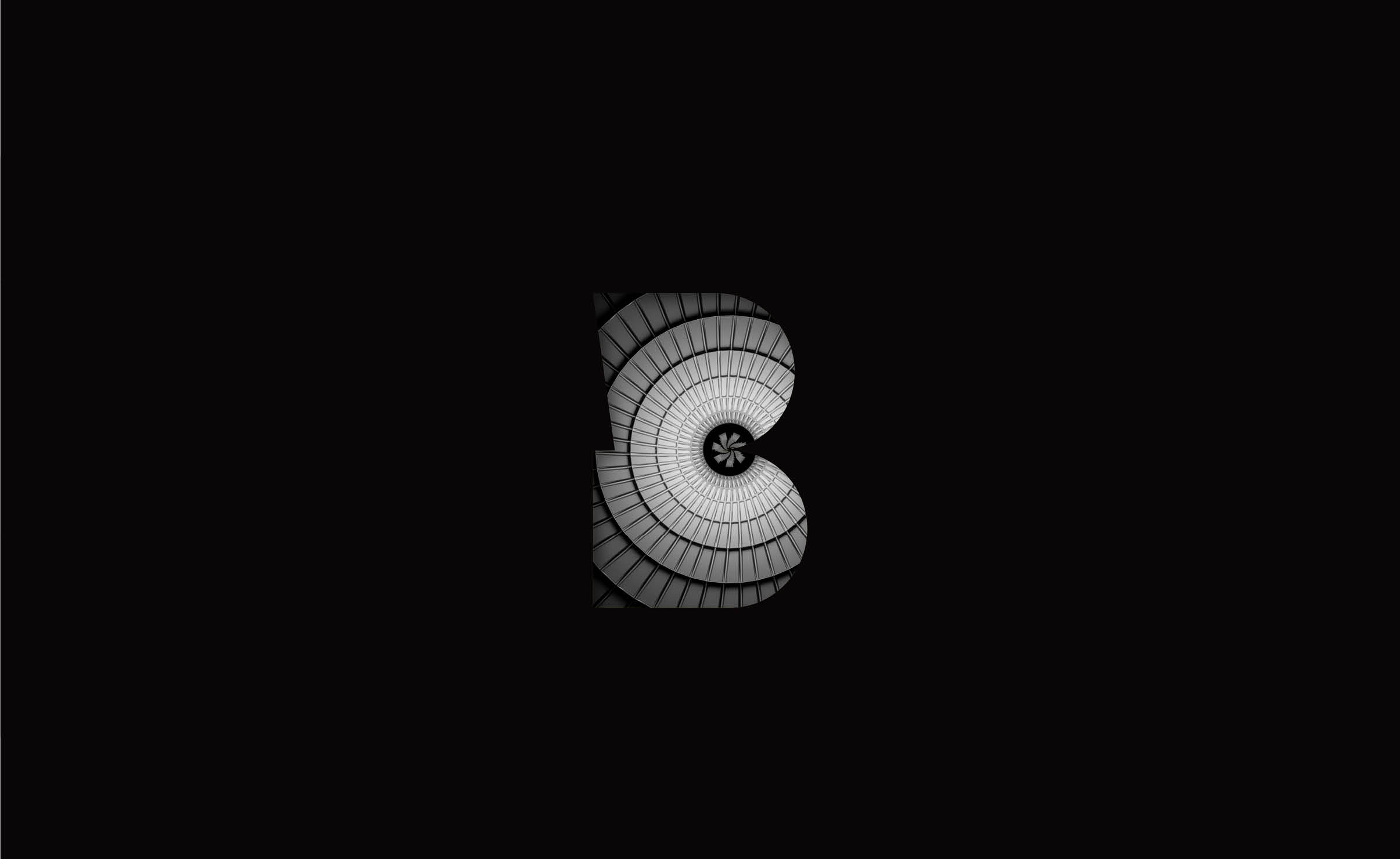 Bloom logo in black and white