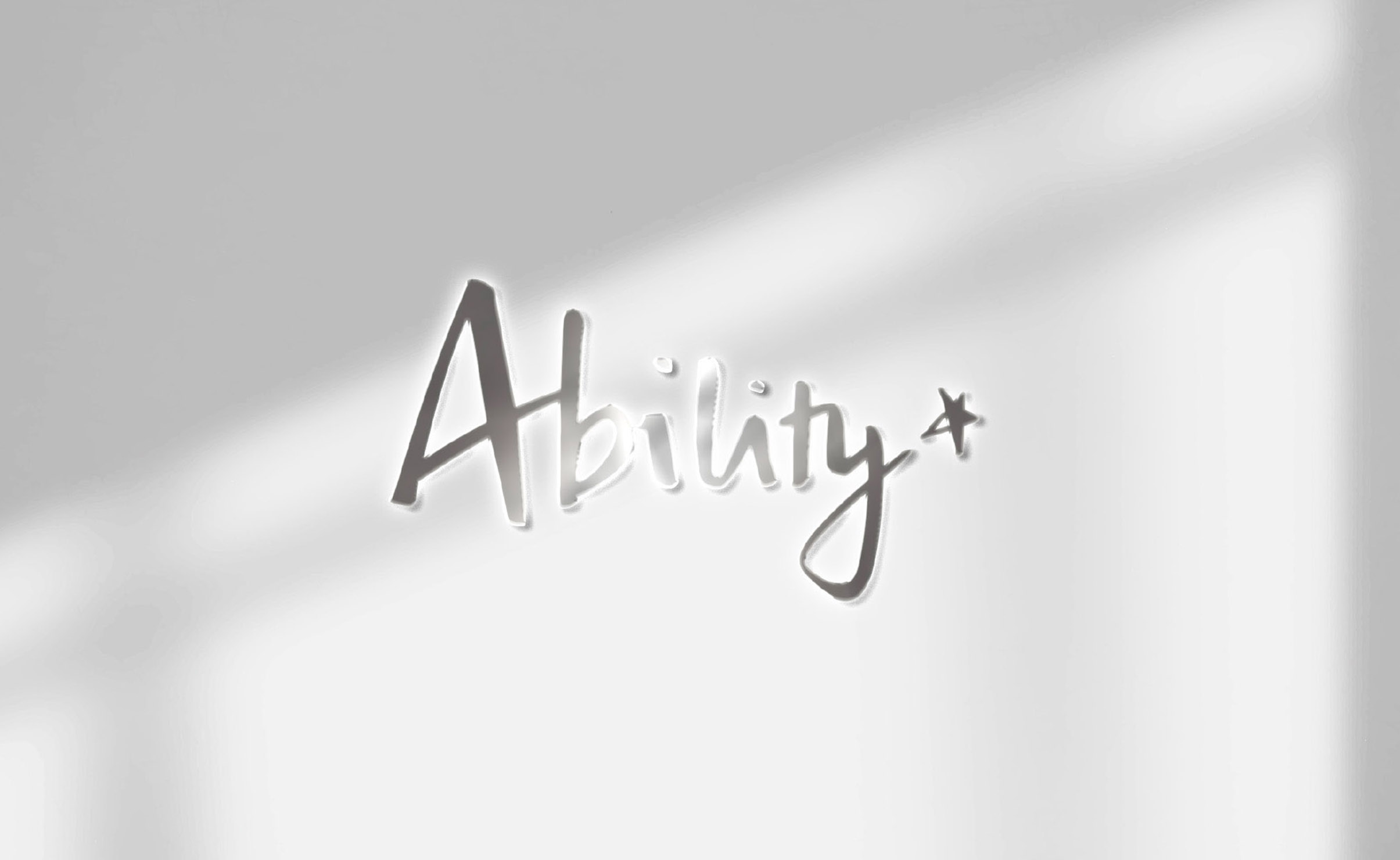 Ability logo in black and white